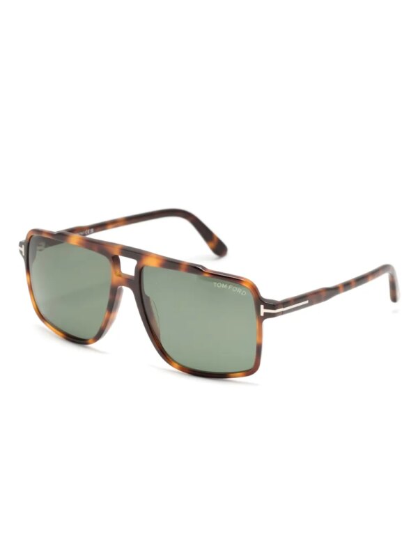 TOM FORD Eyewear Zonnebril met piloten montuur - Bruin