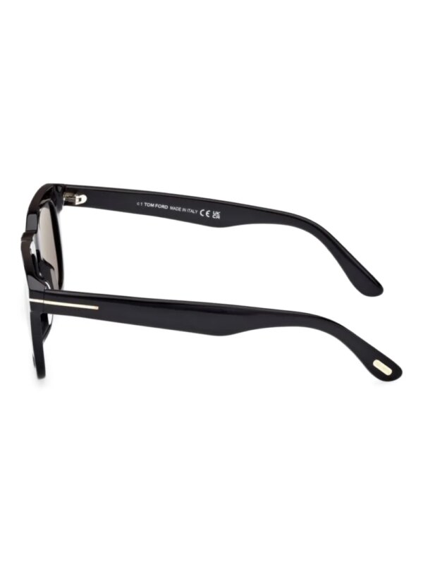 TOM FORD Eyewear Zonnebril met vierkant montuur - Zwart