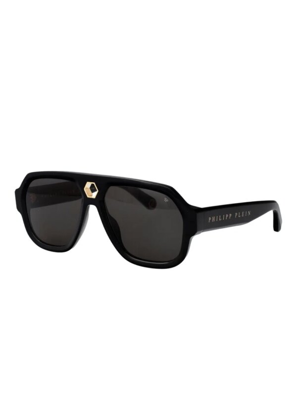 Philipp Plein Eyewear Zonnebril met piloten montuur - Zwart