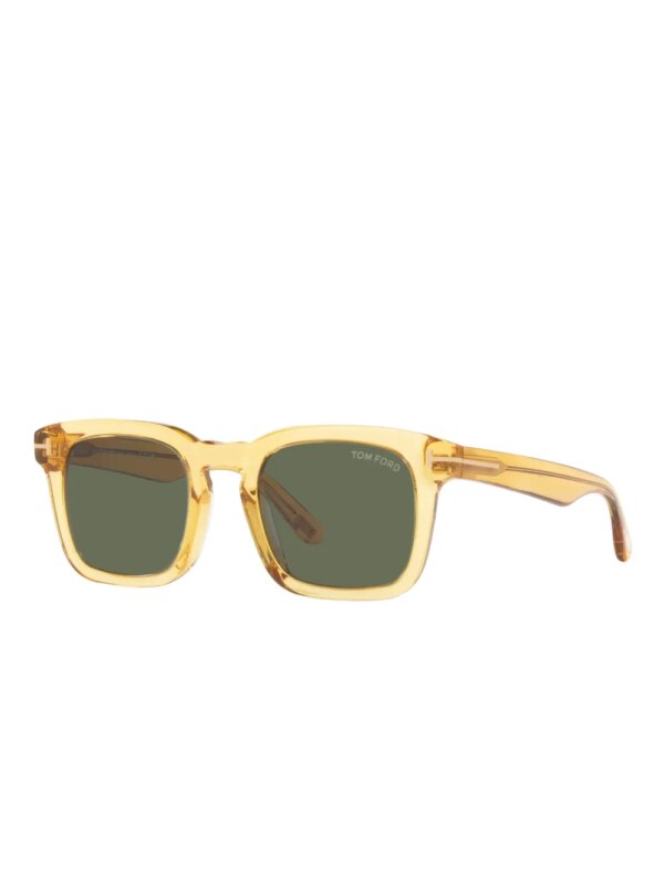 TOM FORD Eyewear TR001097 zonnebril met vierkant montuur - Geel