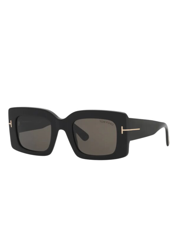 TOM FORD Eyewear Zonnebril met vierkant montuur - Zwart