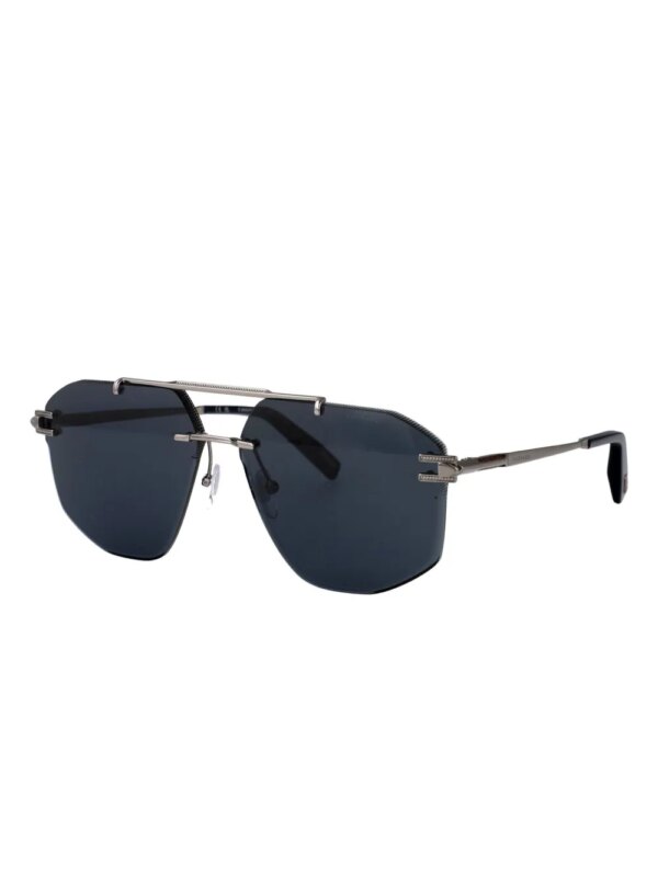 Chopard Eyewear Zonnebril met geometrisch montuur - Metallic