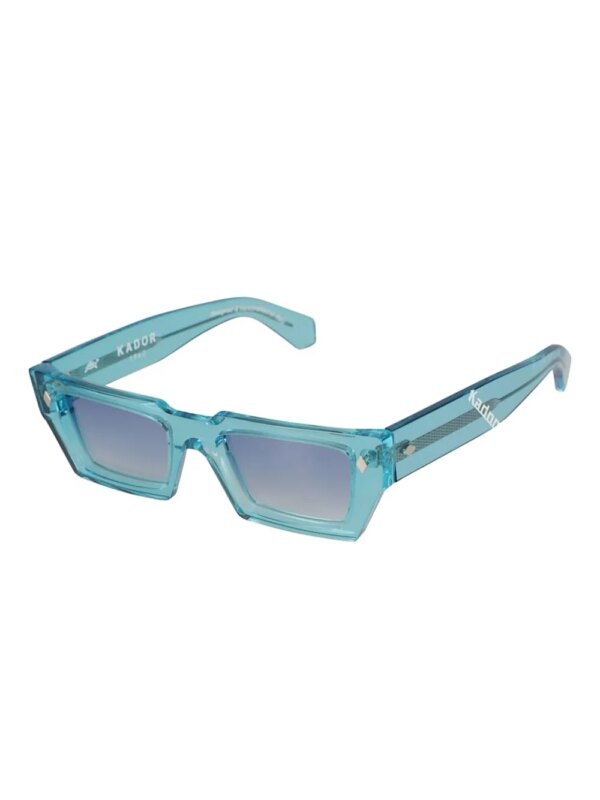 Kador Disko zonnebril met geometrisch montuur - Blauw