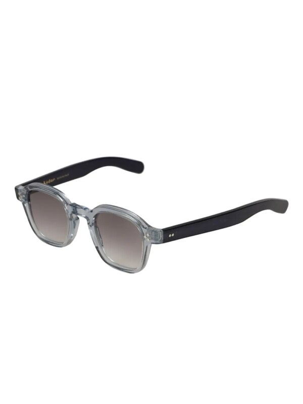 Kador Zonnebril met vierkant doorzichtig montuur - Grijs