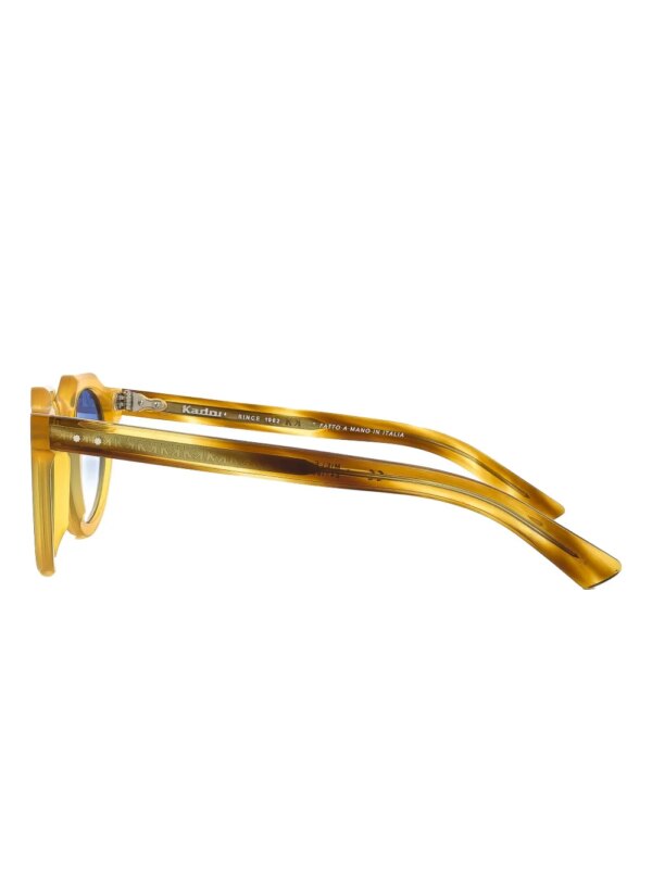 Kador Epiko zonnebril met rond montuur - Geel