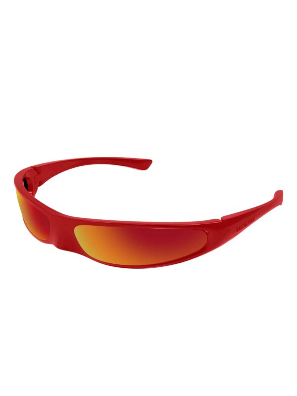 Balenciaga Eyewear Blade zonnebril - Rood