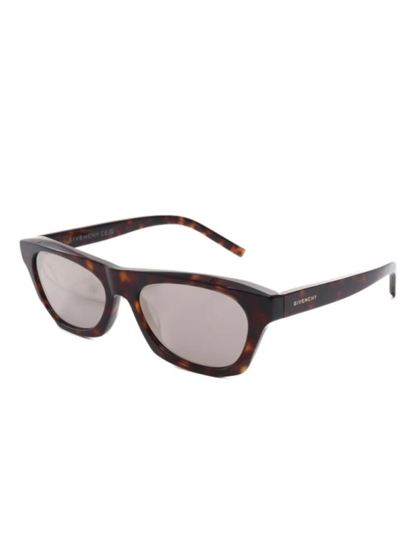 Givenchy Pre-Owned 2020s zonnebril met vierkant montuur - Bruin