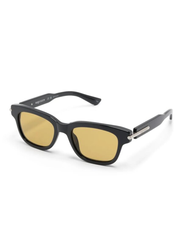 Alexander McQueen Eyewear City T-Bar zonnebril - Grijs