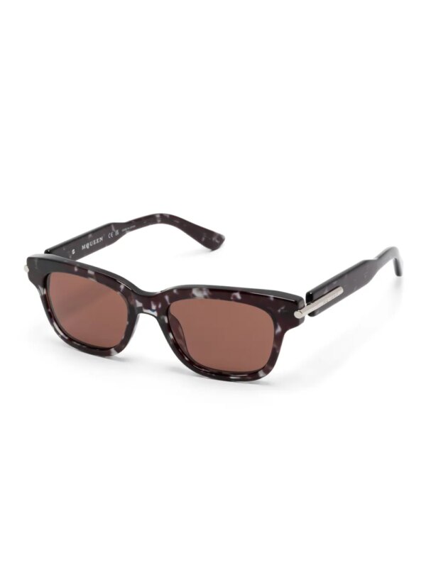 Alexander McQueen Eyewear City T-Bar zonnebril - Grijs