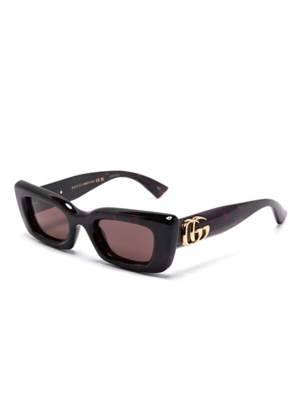 Gucci Eyewear Zonnebril met cat-eye montuur - Bruin