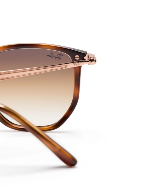Ray-Ban Zonnebril met geometrisch montuur - Bruin