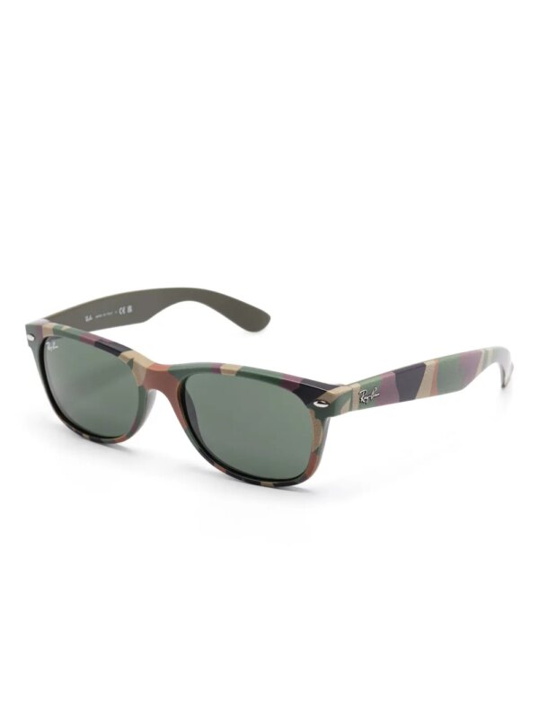 Ray-Ban Zonnebril met wayfer montuur - Groen