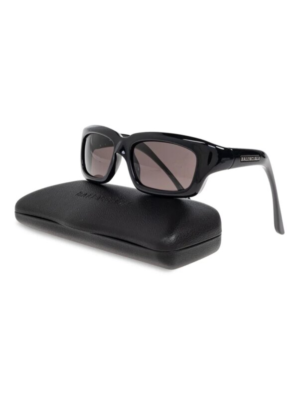Balenciaga Eyewear Zonnebril met rechthoekig montuur - Zwart
