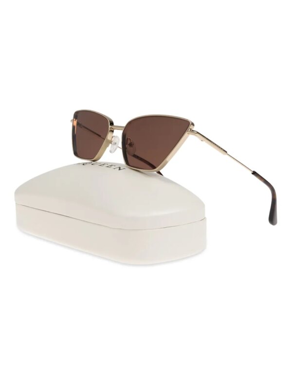 Alexander McQueen Eyewear T-Bar zonnebril - Goud