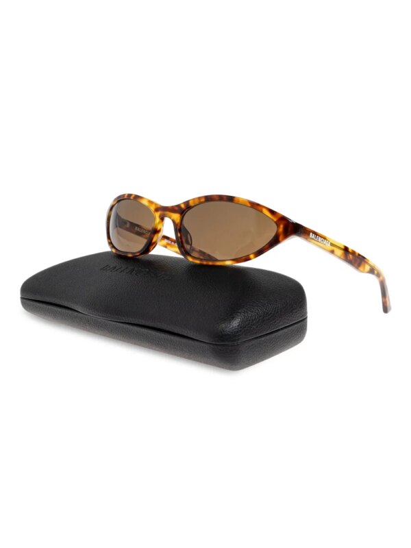 Balenciaga Eyewear Blade zonnebril - Bruin