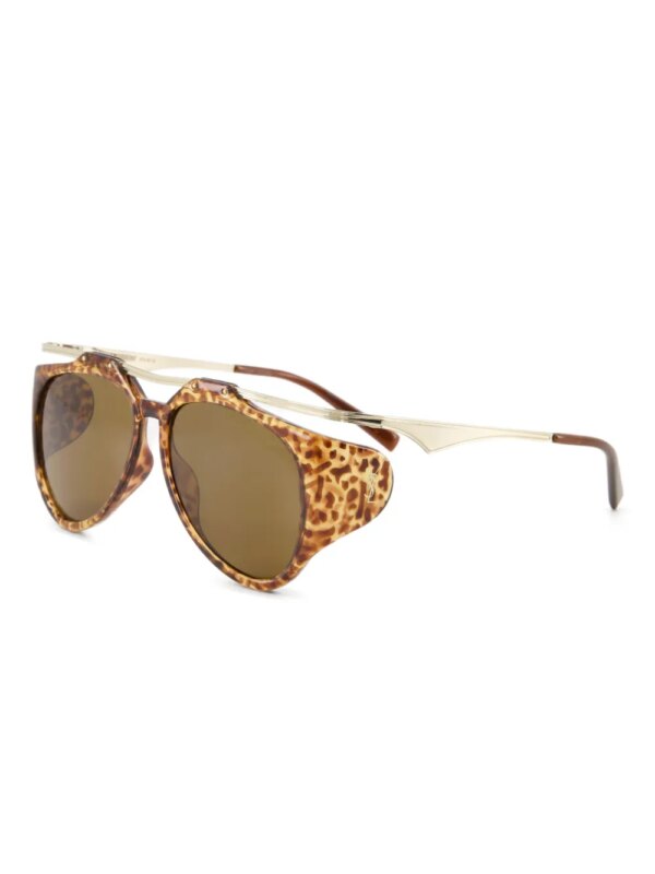 Saint Laurent Eyewear Amelia zonnebril - Bruin