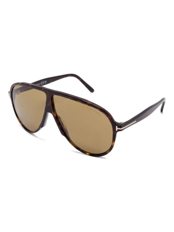TOM FORD Eyewear Zonnebril met piloten montuur - Bruin