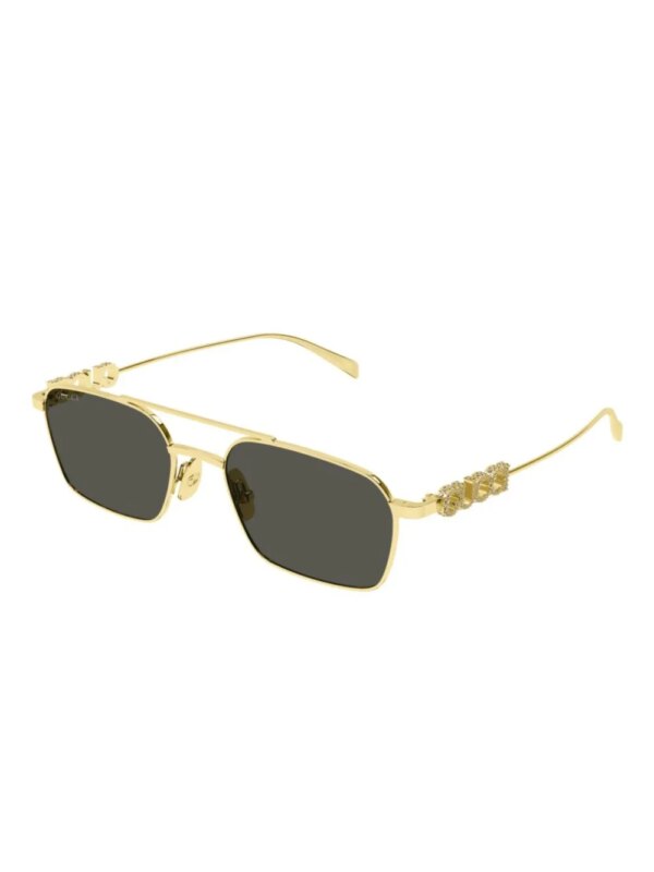 Gucci Eyewear Zonnebril met piloten montuur - Goud