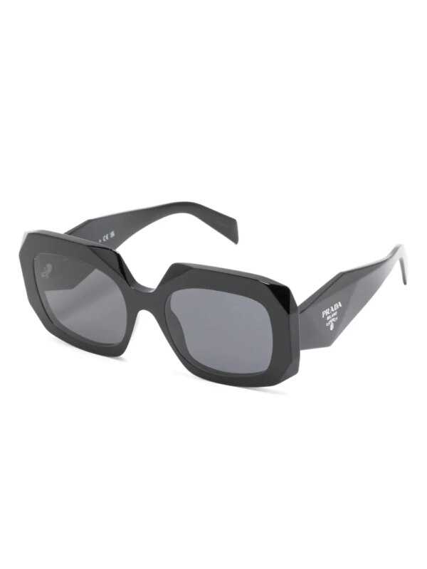 Prada Eyewear Zonnebril met vierkant montuur - Zwart