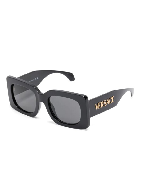 Versace Eyewear Zonnebril met vierkant montuur - Zwart