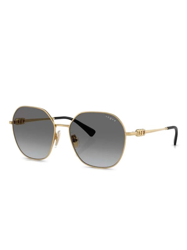 Vogue Eyewear Zonnebril met geometrisch montuur - Goud