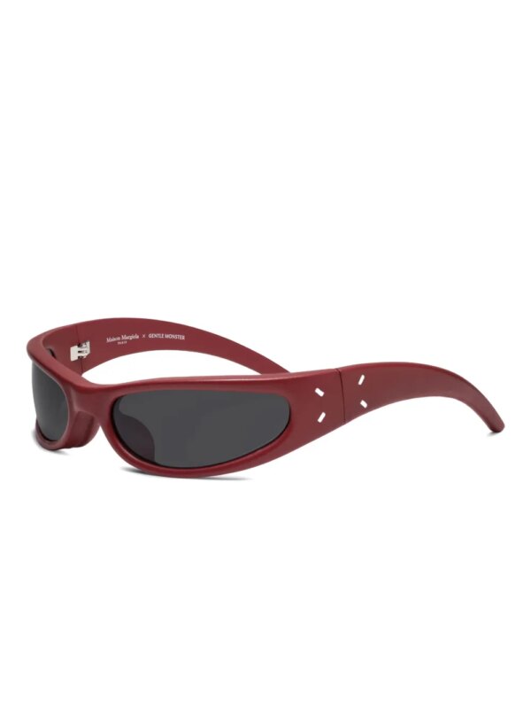 Maison Margiela Zonnebril met cat-eye montuur - Rood