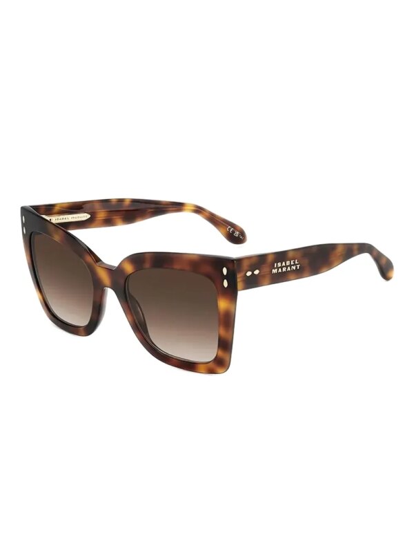 Isabel Marant Eyewear Zonnebril met vierkant montuur - Bruin