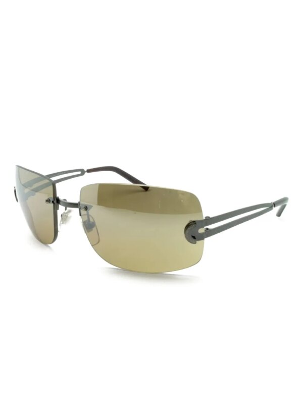 Dolce & Gabbana Eyewear Zonnebril met rechthoekig montuur - Bruin