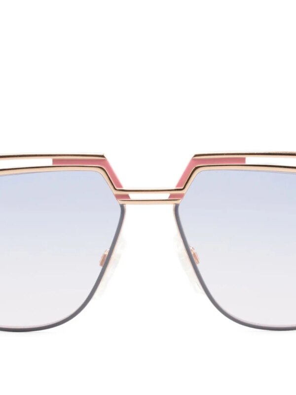 Cazal Zonnebril met vierkant montuur - Roze