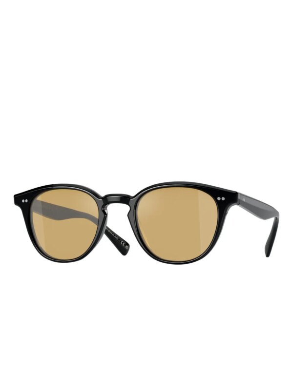 Oliver Peoples Desmon zonnebril met rond montuur - Zwart