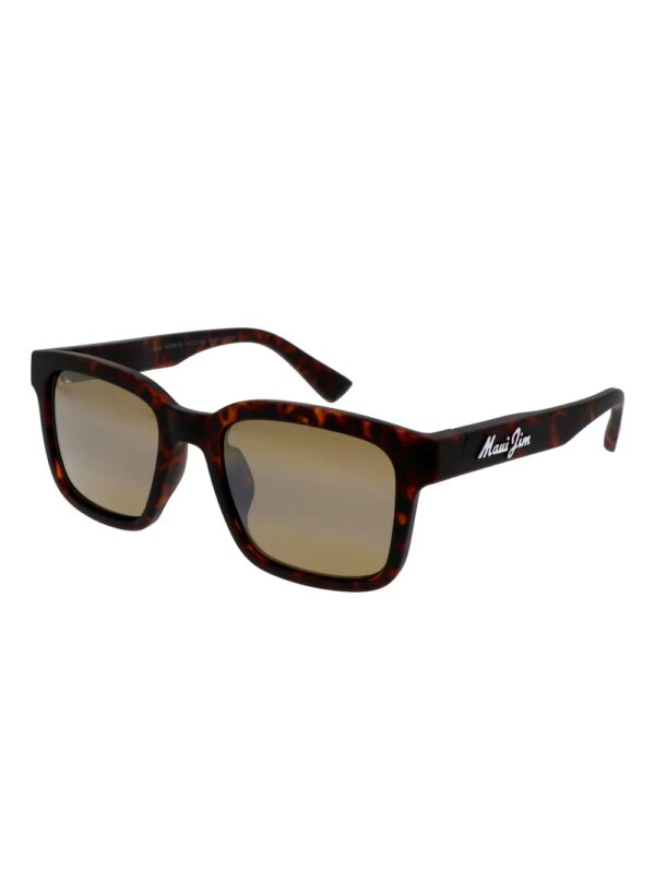 Maui Jim Opiopio Af zonnebril met schildpadschild-design - Bruin