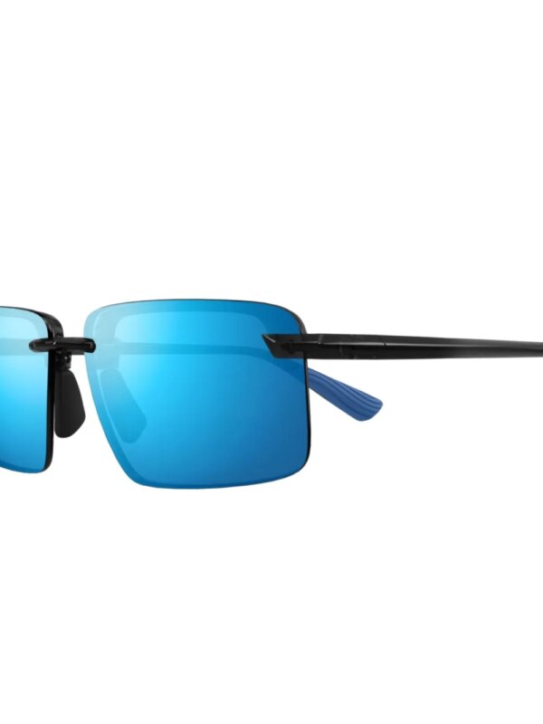 Maui Jim Laulima zonnebril met vierkant montuur - Zwart