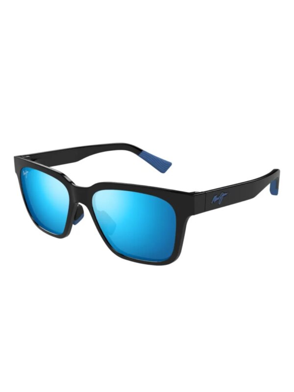 Maui Jim Punikai zonnebril met vierkant montuur - Zwart