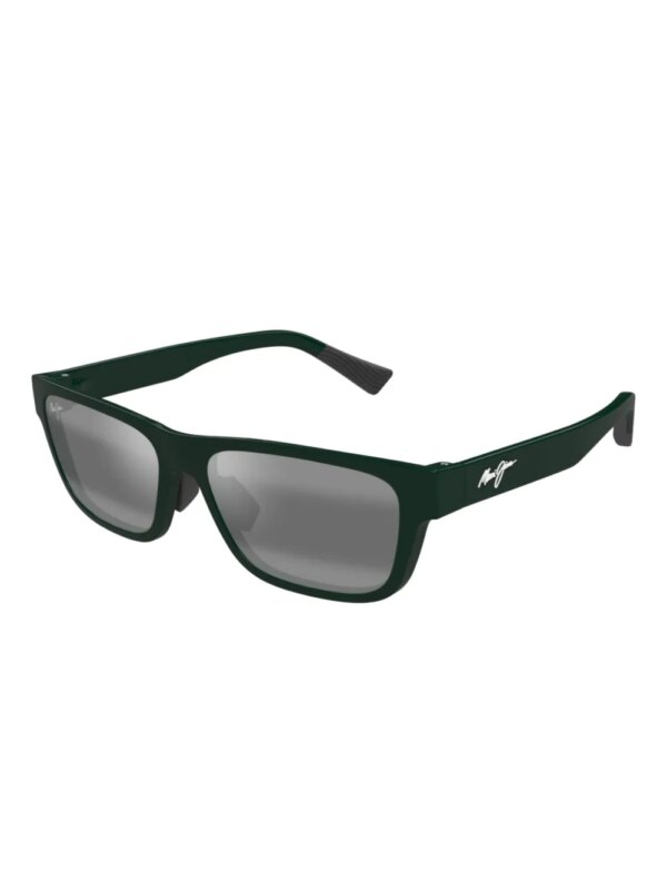 Maui Jim Keola zonnebril met rechthoekig montuur - Zwart