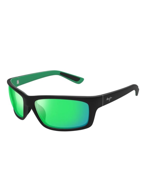 Maui Jim Zonnebril met rechthoekig montuur - Zwart