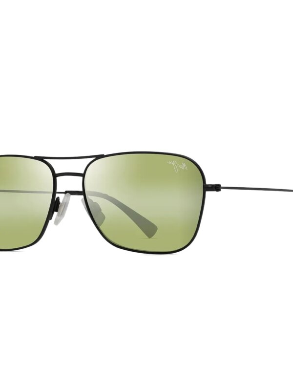 Maui Jim Na'auao zonnebril met piloten montuur - Zwart