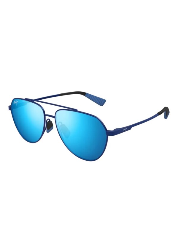 Maui Jim Zonnebril met mat montuur - Blauw