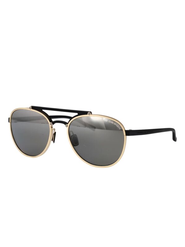 Porsche Design Zonnebril met ovaal montuur - Zwart