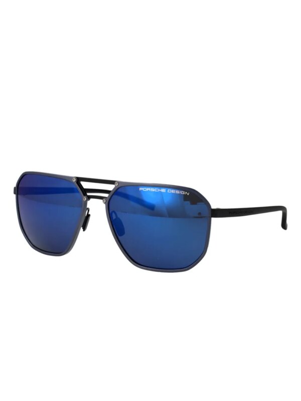 Porsche Design Zonnebril met vierkant montuur - Grijs