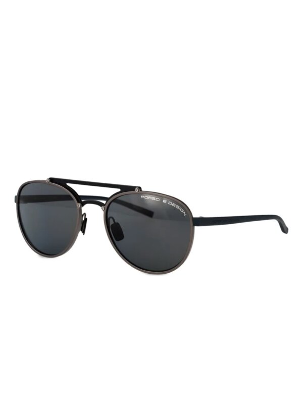 Porsche Design Zonnebril met ovalen montuur - Grijs