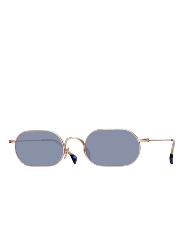 Massada 1974 zonnebril met geometrisch montuur - Goud