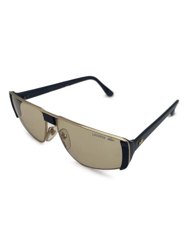 Lacoste 138 zonnebril met metalen montuur - Zwart