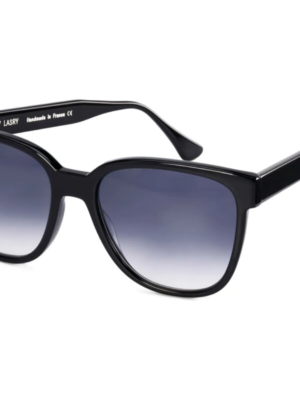 Thierry Lasry Zonnebril met vierkant montuur - Zwart