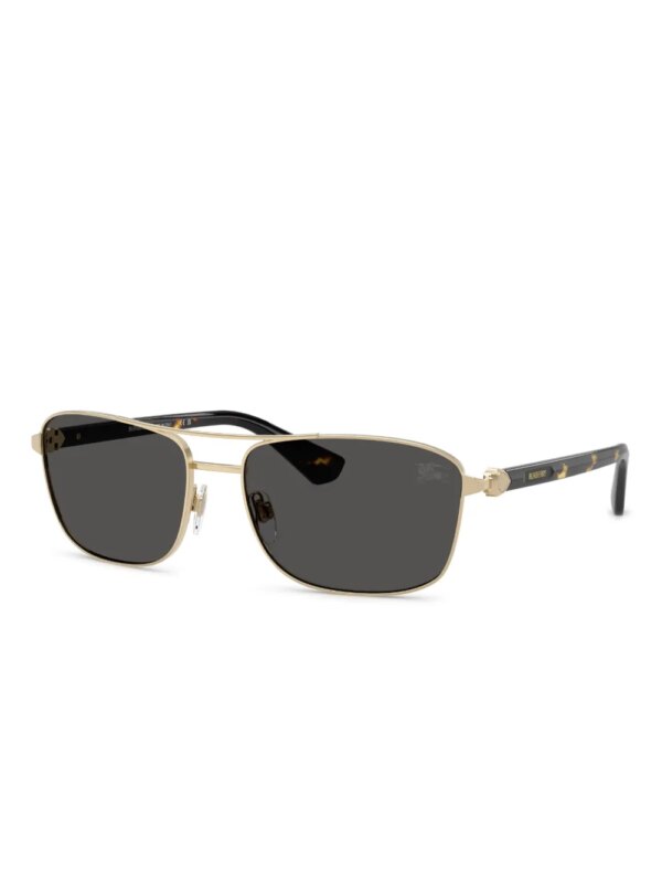 Burberry Eyewear Zonnebril met rechthoekig montuur - Goud