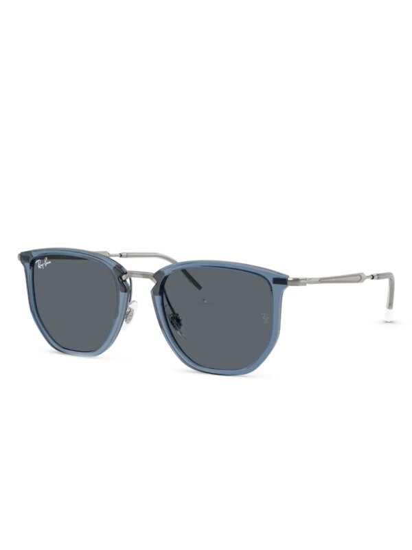 Ray-Ban Zonnebril met geometrisch montuur - Blauw