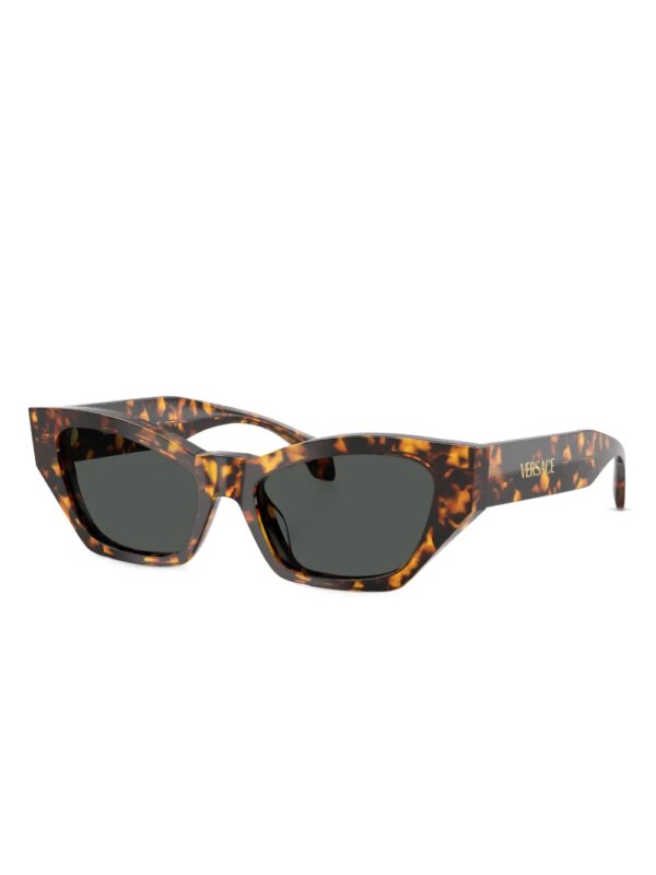 Versace Eyewear Zonnebril met cat-eye montuur - Groen