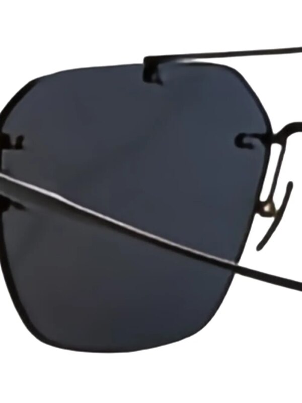 Linda Farrow Zonnebril met piloten montuur - Zwart