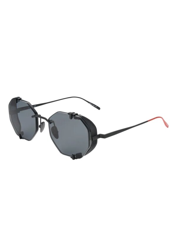 Vysen Eyewear Sever zonnebril met rond montuur - Zwart