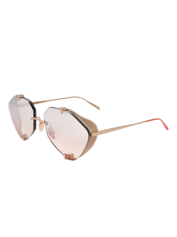 Vysen Eyewear The Khoid zonnebril met geometrisch montuur - Roze