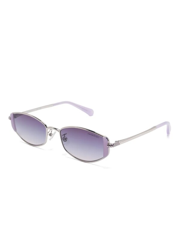 Swarovski Eyewear Zonnebril met cat-eye montuur - Zilver